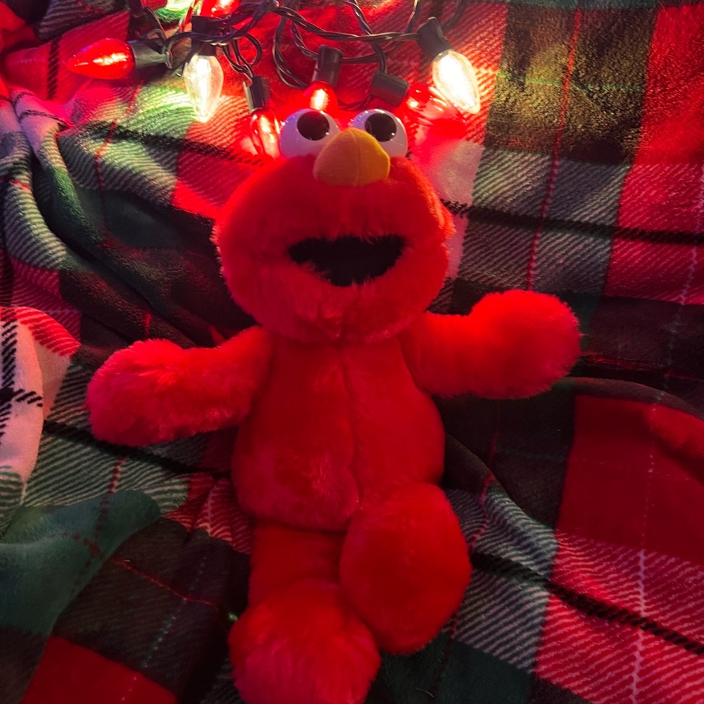 Elmo Vintage Red Plush Stuffed Animal